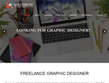 Tablet Screenshot of creativdzine.com